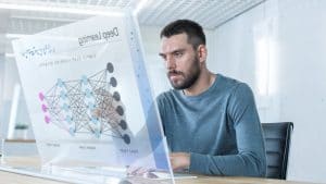 Engineer Works on ThreeDify software